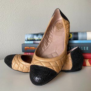 Vince Camuto | Fawna | Cap Toe | Quilted | Ballet Flats | Size 8